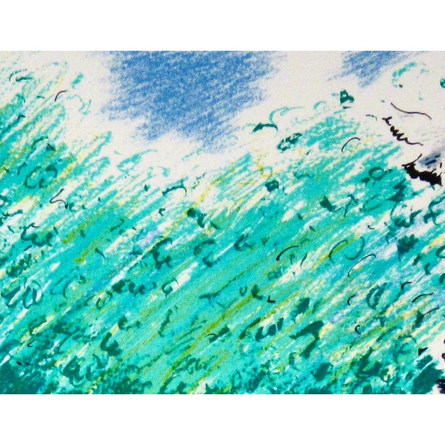 Late 20th Century Jean-Pierre Cassigneul Les Amoureux Sur Un Banc C. 1980 Reproduction Print For Sale - Image 5 of 7