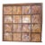 Vintage Architectural Slag Glass Window Frame For Sale