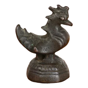 19th Century Antique Burmese Bronze Opium Weight