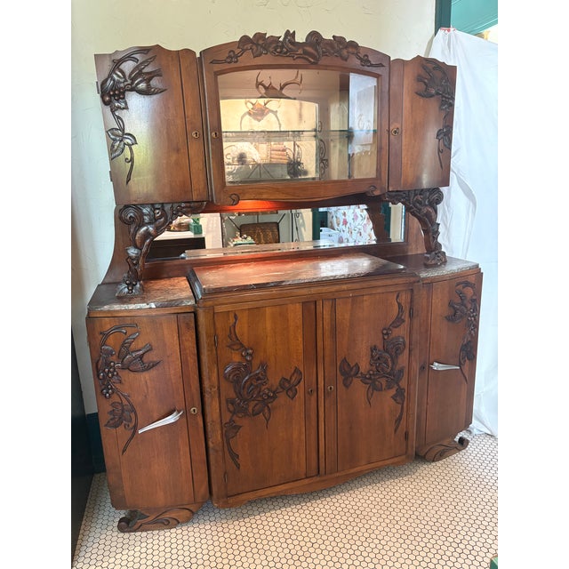 Wood 1900-1909 French Art Deco Buffet For Sale - Image 7 of 13