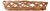 Vintage French Country Wicker Bread Basket With Open Weave For Sale
