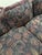 Teal Vintage Custom-Made Tapestry Couch For Sale - Image 8 of 15
