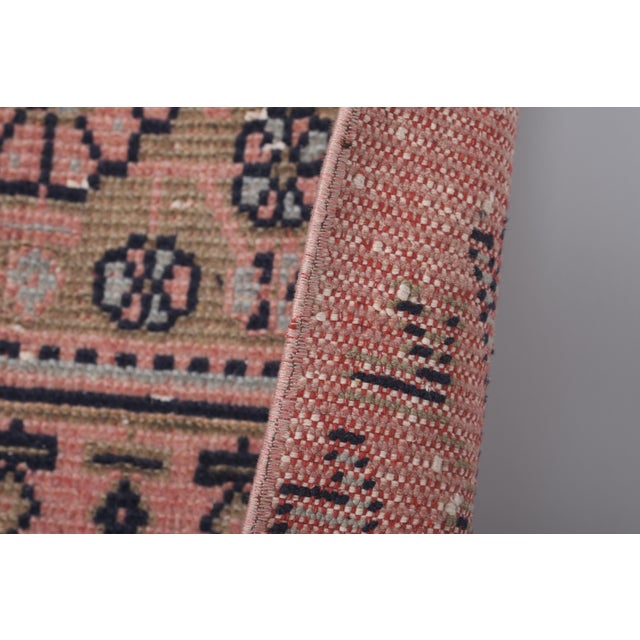 1960s Turkish Hand Knotted Vintage Long Runner Rug - Stair Carpet 2'6'' X 21'2'' For Sale - Image 10 of 10