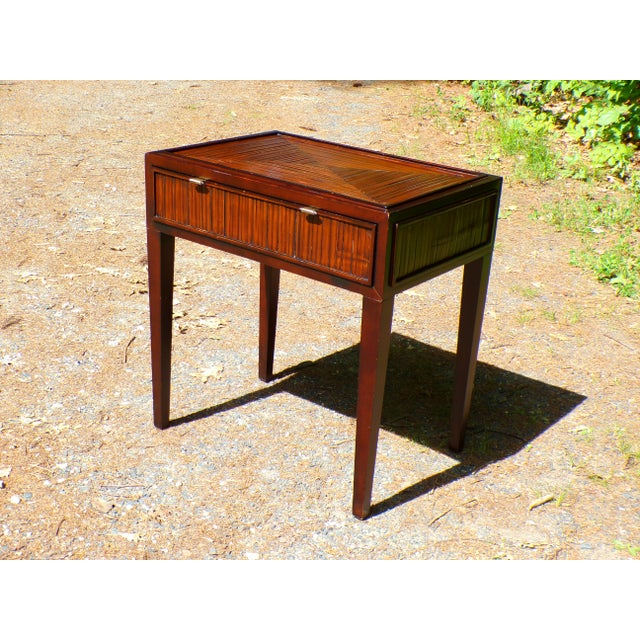 Vintage McGuire Faubourg Collection Table Desk For Sale - Image 12 of 17