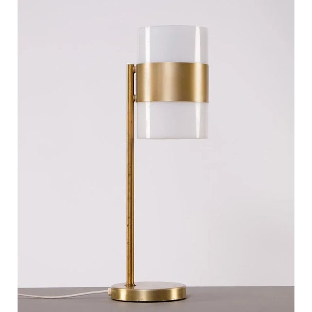 Brass Table Lamp attributed to Luxus, Sweden, 1960s For Sale - Image 10 of 11