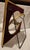 Mid Century Gold Vanity Table Mirror French Ornamentation Reversible For Sale - Image 9 of 15