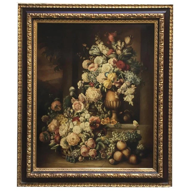 Carlo De Tommasi, Dutch School Floral Still Life, Oil on Canvas, 2013 For Sale - Image 11 of 11