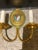 1900 - 1909 Caldwell Gilt Bronze Medallion Sconces - a Pair For Sale - Image 5 of 9