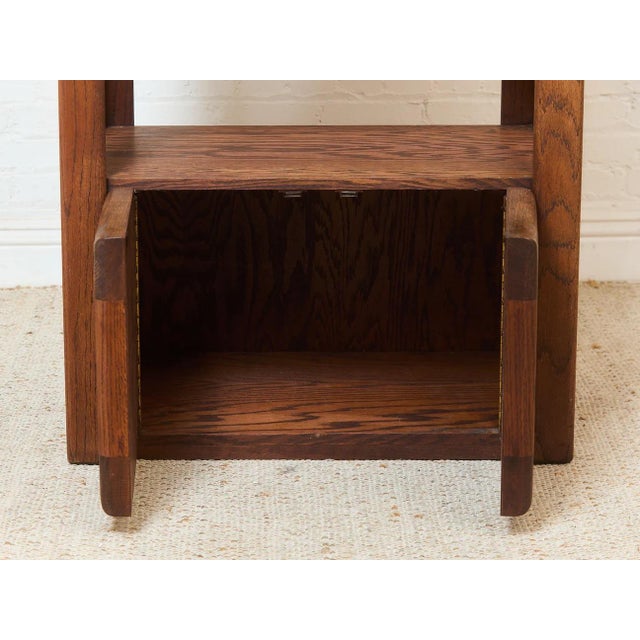 Chestnut Oak Boho Vintage Shelf For Sale - Image 8 of 9