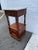 Antique French style Marble top 2 Tier Nightstand on casters Very nice craftsmanship with solid panels on all four sides....