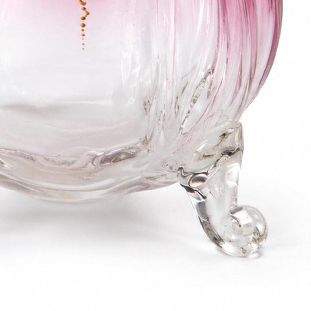Glass Flowerpot and Bottle, Set of 2 For Sale - Image 5 of 6