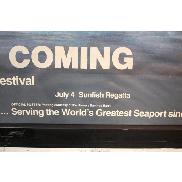 Letizia Pitigliani (1935-2012) 1977 New York Harbor Festival Poster For Sale In New York - Image 6 of 11