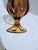 Viking Epic Amber Six Petal Swung Glass Vase For Sale - Image 9 of 9