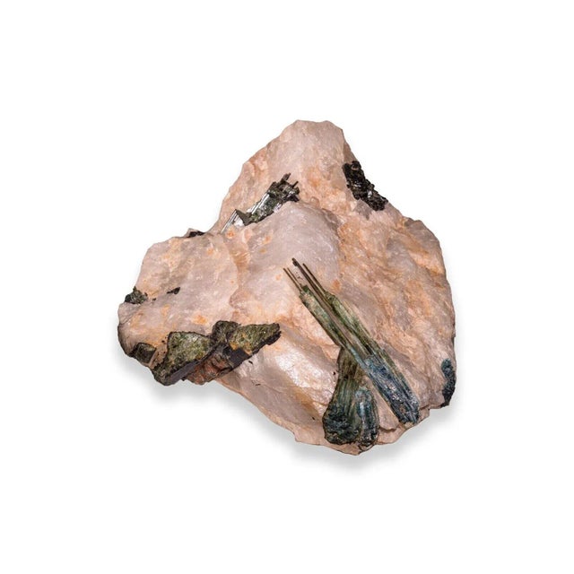 This beautiful crystal geode is a stunning addition to any home or office. The geode is filled with vibrant green...