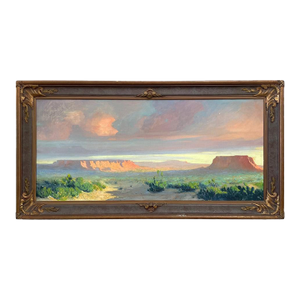 Early 20th Century Desert Landscape Painting by Milton Talbot Menasco