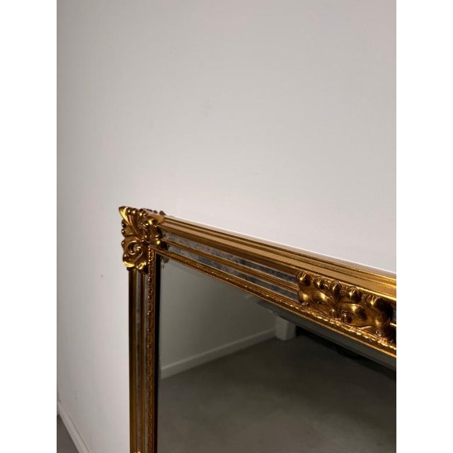 Gilt and Mirrored Wall Mirror from Deknudt For Sale - Image 4 of 6