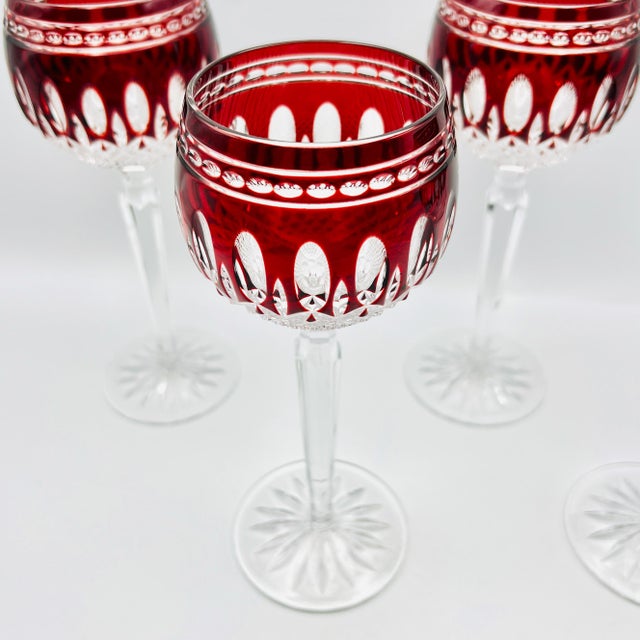 Vintage Crystal Glasses from Waterford, 1980s, Set of 4 For Sale - Image 4 of 11