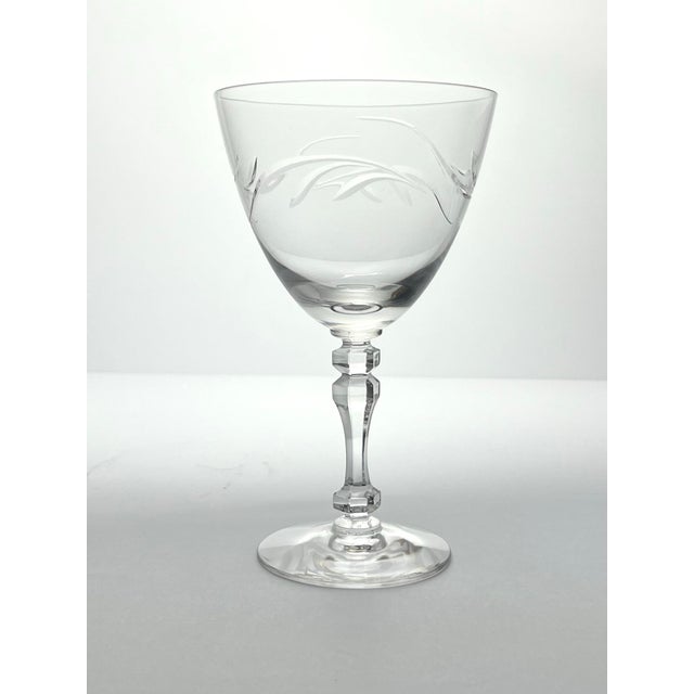 Tiffin Franciscan “Surf” Set of 10 Water Glasses For Sale - Image 4 of 7