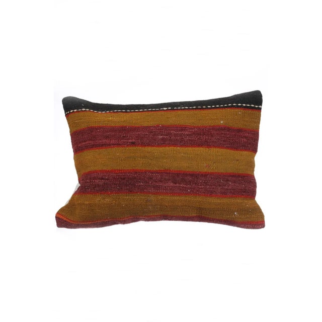 Striped Kilim Pillow Cover For Sale - Image 4 of 4