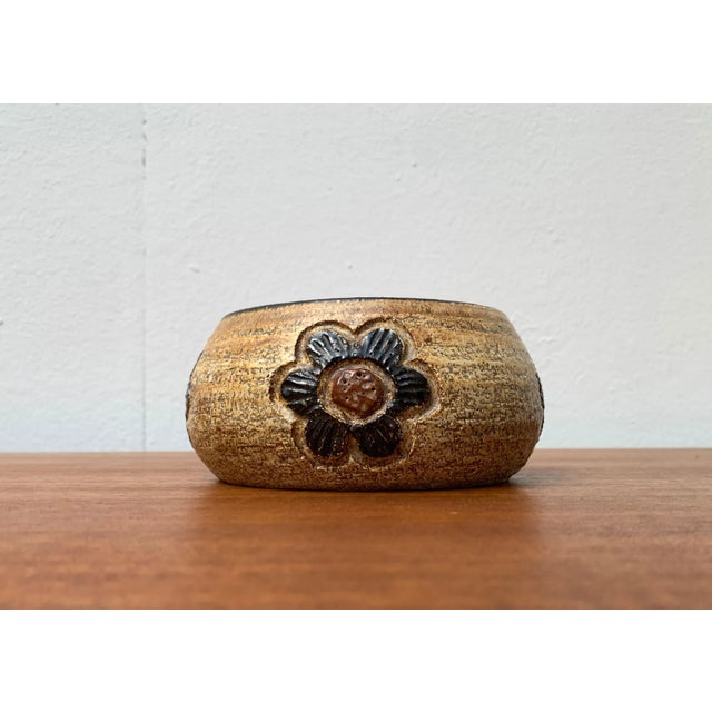 Vintage Danish Pottery Bowl by Jette Hellerøe For Sale - Image 14 of 14