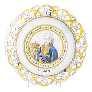 Earthenware Plate from Aveiro For Sale