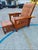Stickley Vintage Stickley Cherry Wood Bow Slant Arm Morris Reclining Chair & Ottoman For Sale - Image 4 of 9