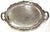 Silver Vintage Large Footed Silverplate Butler's Tray For Sale - Image 8 of 12