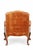 Vintage French Style Leather Pathwork Chair For Sale - Image 9 of 12