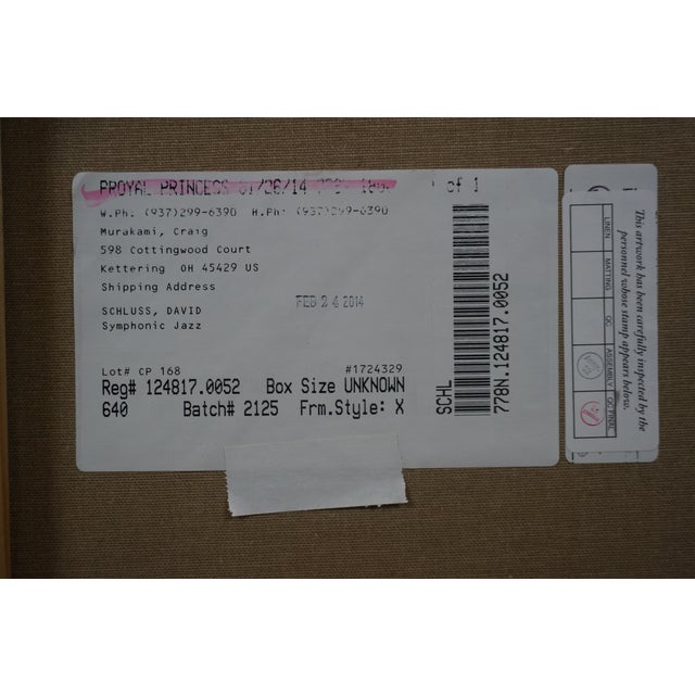 2010s David Schluss Symphonic Jazz Orchestra Artist Proof Abstract Serigraph For Sale - Image 5 of 12