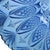 Glass Vintage French Fruit Bowl in Blue Pressed Glass, 1960s For Sale - Image 7 of 15