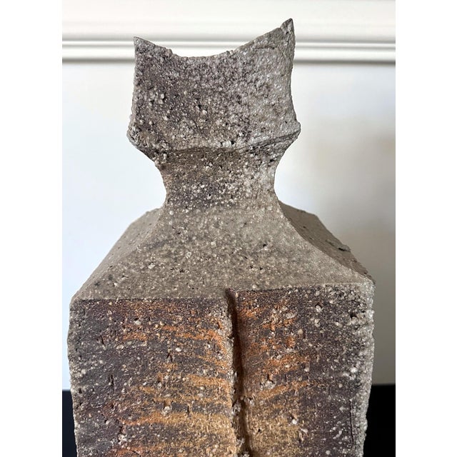 Large Contemporary Japanese Shigaraki Vessel Kohyama Yasuhisa For Sale - Image 10 of 12
