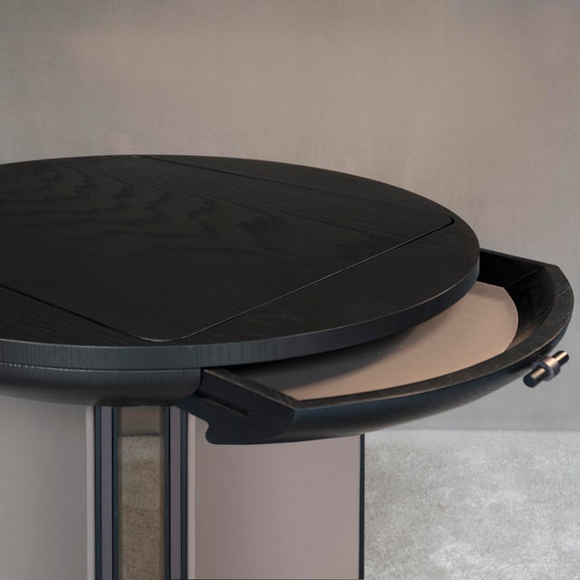 Crawford Backgammon Table by Wood Tailors by Wood Tailors Club For Sale - Image 4 of 10