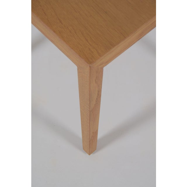 Severin Hansen Danish Side Table by Severin Hansen for Haslev Møbelsnedkeri, 1960s For Sale - Image 4 of 9