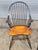 Pair of Late 20th Century Tiger Maple & Black Continuous Windsor Arm Chairs Bench Made For Sale - Image 11 of 11