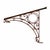 Beaux-Arts Canopy Bracket Antique Wrought Iron - Beaux-Arts Style For Sale - Image 3 of 4