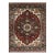 9x12 Louie Oriental Red Medallion Traditional Hand Knotted Wool Carpet Rug For Sale