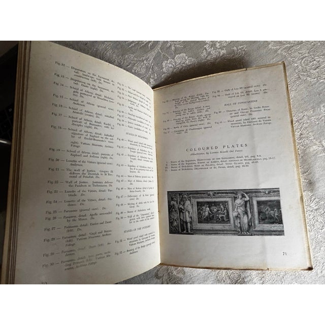 The “Stanze” of Raphael. 1953. Art History. 61 Color and Black & White Reproductions in a Softcover Book. For Sale - Image 11 of 12