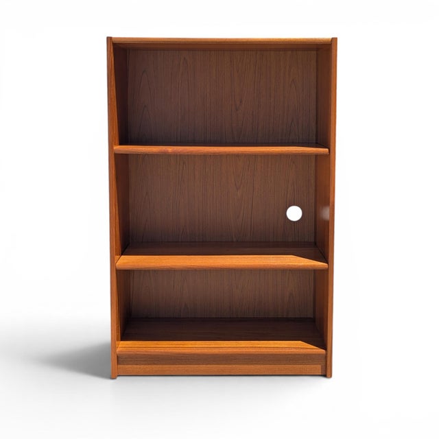 Petite Vintage Teak Bookcase, Danish Modern, 1970s For Sale - Image 15 of 17