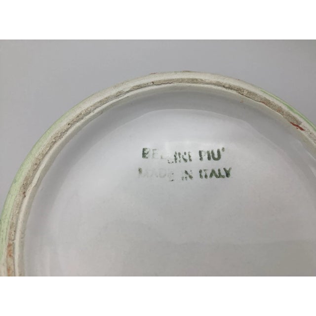 Ceramic Vintage Italian Ceramic Canister Vase For Sale - Image 7 of 13