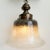 Mid-Century Modern Vintage Mushroom Pendant Lamp in Brass and Hand-Blown Glass from Peill & Putzler, Germany, 1970s For Sale - Image 3 of 11