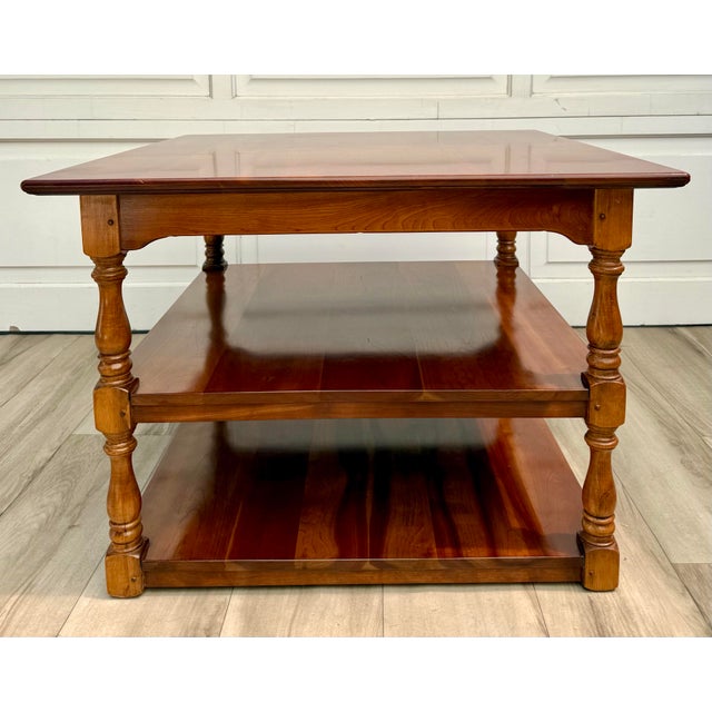 Vintage Leopold Stickley Three-Tier Library & Display Side Table For Sale - Image 15 of 15