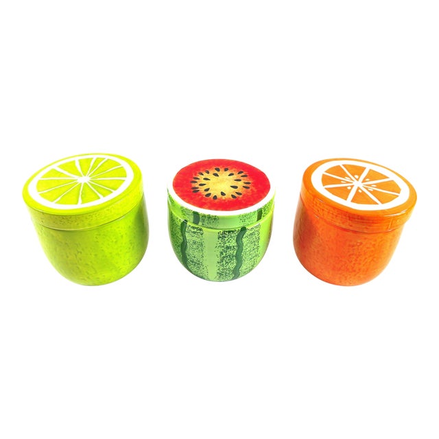 Fruit Shaped Food Storage Containers Set of 3 Chairish