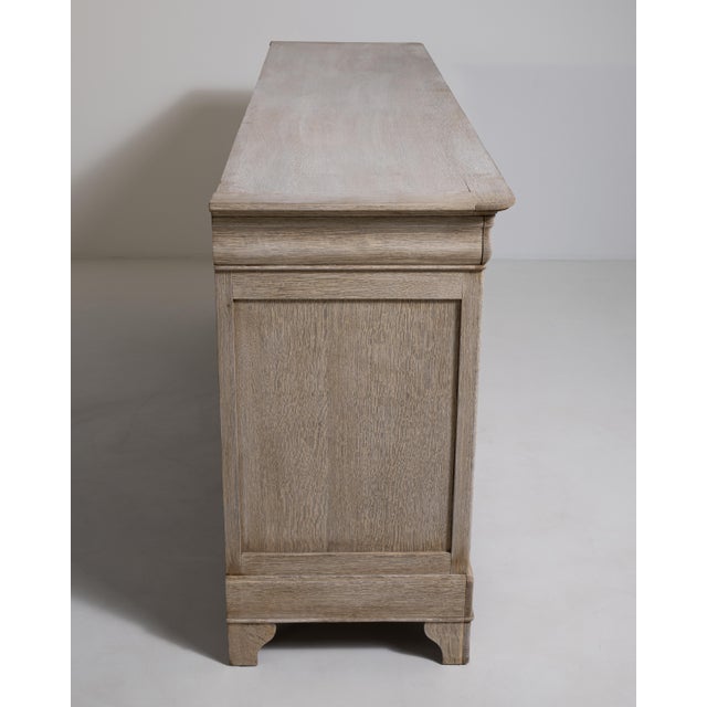Wood Mid 20th Century Louis Philippe Oak Buffet For Sale - Image 7 of 16