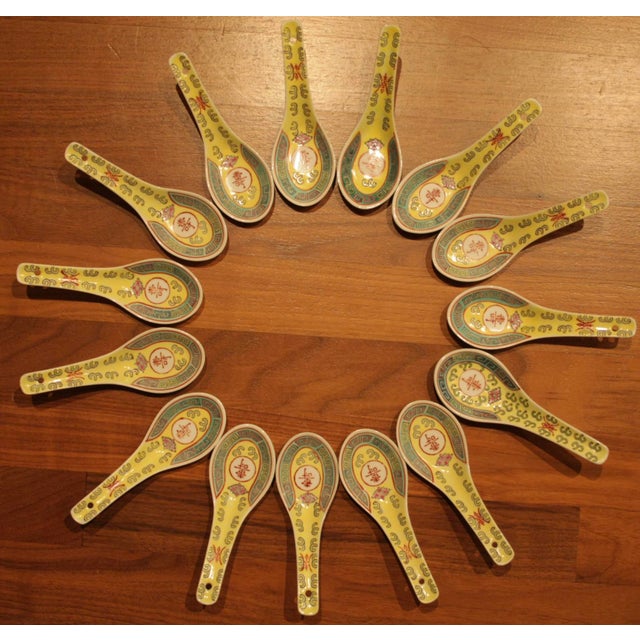 Chinese Soup Spoons, Set of 17 Chairish
