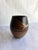 Signed Studio Pottery Vase – Handcrafted Brown Geometric Ceramic Art For Sale In Boise - Image 6 of 8