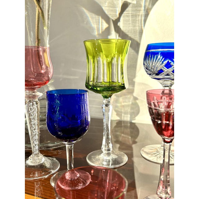 Crystal Roemer Glasses from Baccarat, Set of 11 For Sale - Image 11 of 18