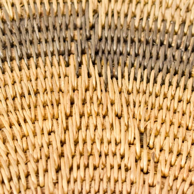 Early 20th Century Makenge Flat Wedding Basket 17.5 Inch Zambia For Sale In Denver - Image 6 of 8