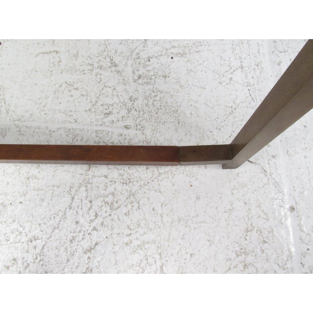 1970s Pair of Mid-Century Walnut and Formica End Tables - 2 Pieces For Sale - Image 9 of 9