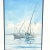 This is a vintage watercolor painting featuring sailboats in a harbor, attributed to the artist Ray Prosser. The painting...
