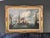 A dramatic Dutch master style Tall Ship battle scene in oil on canvas, signed "S.D. Richelle". The composition captures a...